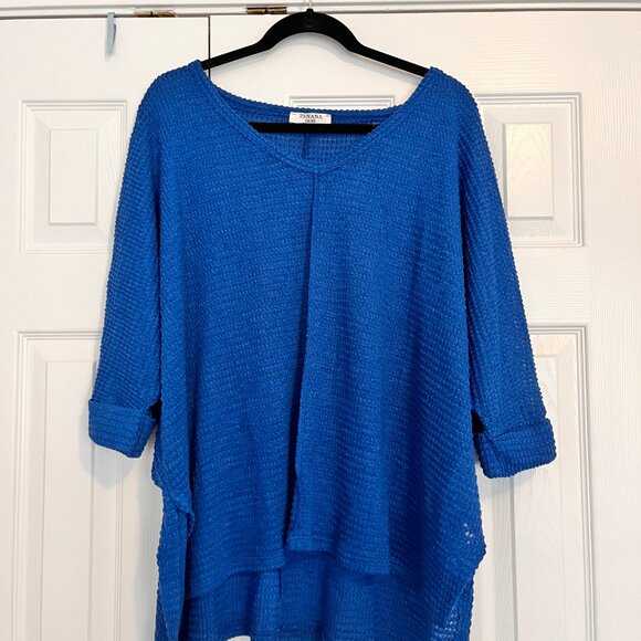 Chic Soul Blue Sweater - Picture 2 of 3
